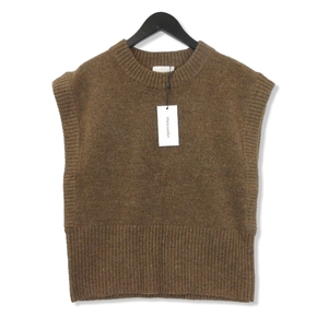 未使用 Holzweiler ホルツワイラー ニット ベスト 12966110415 Sane Knit Vest 21-04 レディース ブラウン S/M 22000257