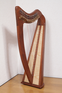 ◎木製ハープ 19弦 高さ約78.5cm 弦楽器♪