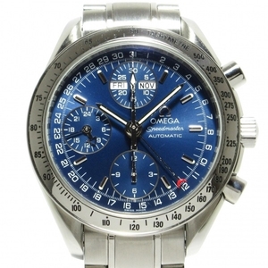 OMEGA(オメガ) 腕時計 スピードマスター デイデイト 3523.80 メンズ SS ブルー
