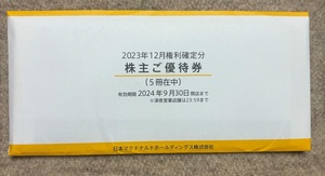 マクドナルド株主優待券5冊 送料込み