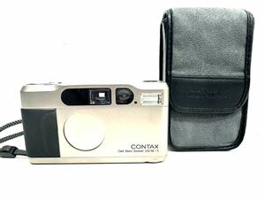 △ CONTAX コンタックス T2フィルムカメラ コンパクトフィルムカメラ Carl Zeiss Sonnar 2.8/30 チタンボディ 現状品 S105-2