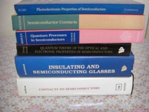 物理洋書 半導体 6冊 Semiconductor Contacts、Quantum Processes in Semiconductors、Electronic Properties of Semiconductors A52