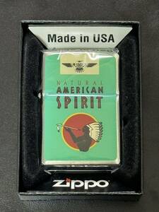 zippo NATURAL AMERICAN SPIRIT 限定品 アメリカンスピリット 2010年製 特殊加工 懸賞品 デットストック シリアルナンバー NO.181