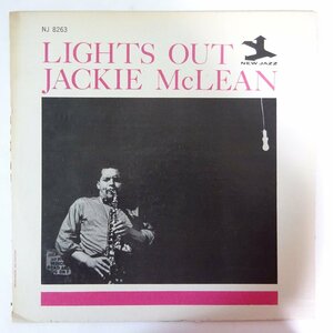 14031250;【US初期プレス/NEW JAZZ/VAN GELDER刻印/MONO】Jackie McLean / Lights Out