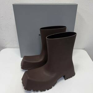 BALENCIAGA TROOPER BOOTS Brown size 44 バレンシアガ トルーパーブーツ 茶 ブラウン 29cm 国内正規品 メンズ ロングブーツ