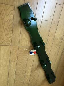 昭和アンティーク　長期保管品　コートハンガー　濃緑色