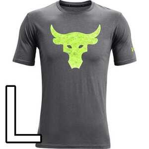 アンダーアーマー×ザ・ロック project rock UNDER ARMOUR シャツ Tシャツ 半袖 トレーニング メンズ 筋トレ ロゴTシャツ T-SHIRT 