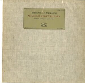 仏VSM FALP30128ウィルヘルム・フルトヴェングラー ベートーヴェン「交響曲第5番」＊