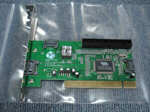 中古 SIMT173A Chipset VT6421A 3 Port SATA PCI SATA Controller Card ジャンク扱い