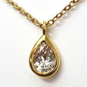 TIFFANY&Co.(ティファニー）◆K18 天然ダイヤモンドネックレス◆M 約1.8g 約40.5cm diamond necklace jewelry ジュエリー EB3/EC3
