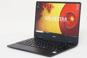 【1円～】バッテリー良好！i7搭載 軽量コンパクト VersaPro UltraLite Type-VH VKV15/H-4 i7-8500Y RAM8G SSD128G 12.5FHD カメラ Win10Pro