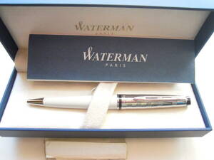 ⑧WATERMAN　ウォーターマン　　シルバー軸＆下部ホワイト軸★メトロポリタン（？？）