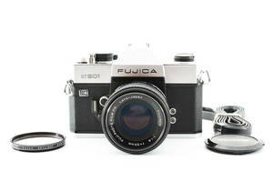 3447 【ジャンク】 FUJICA ST801 SLR Film Camera ＋ EBC Fujinon f1.8 55mm MFフィルムカメラ MF単焦点レンズ 0325