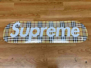 Supreme × Burberry beigeシュプリーム バーバリー スケートボード スケボー デッキ 鎌倉大船 店舗受取可