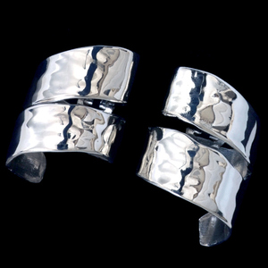 *E180【Chelo Sastre】Art Jewelry SLVイヤリング SPAIN New