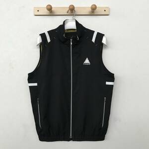 le coq sportif GOLF COLLECTION ルコック ゴルフ メンズ 裏メッシュ ナイロンジップベスト ロゴ刺繍入り 美品 size M