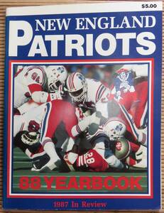 正規品　NFL 1988 ニューイングランド・ペイトリオッツ～イヤーブック ドリュー・ブレッドソー トム・ブレディ　ロブ・グロンコウスキー