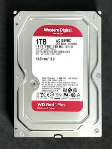 【送料無料】　★ 1TB ★　WD Red　/　WD10EFRX　【使用時間：1823ｈ】 2023年製　良品　3.5インチ内蔵HDD　SATA　Western Digital RED