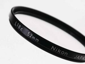 ニコン（Nikon）　スカイライトフィルター（L1Bc）：旧製品　52mm　ガラス素材　日本製　キズ・歪み無　迅速発送　美品