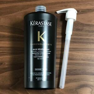 ★2024.4入荷【国内サロン正規品・ポンプ】KERASTASE ケラスターゼ CH バン クロノロジストR 1000ml スカルプ シャンプー 業務用 ボトル