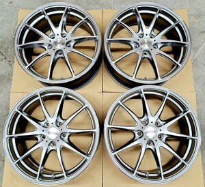 【美品】RAYS VOLK RACING G25 ホイール 18インチ 7.5J 114.3 鍛造 スバル レヴォーグ WRX S4 フォレスター トヨタ アルファード レイズ