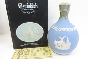 2060 小605-044　グレンフィディック 21年　ウェッジウッド　陶器ボトル　ウイスキー　Glenfiddich　未開栓 古酒　80