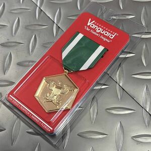 米軍放出品 FS MEDAL ANODIZED NAVY MARINE COMMENDATION VANGUARD メダル リボン 勲章 記念　(INV C23)
