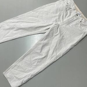 ジョンブル johnbull ジーンズ デニム パンツ Mサイズ 日本製 MADE IN JAPAN メンズ 白 ホワイト