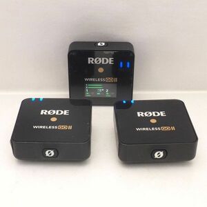 RODE ロード Wireless go II セット 受信機 x 1 送信機 x 2 マイク ワイヤレス ゴー2 管17058