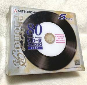 三菱ケミカル MUR80PHW5 80 CD-R AUDIO［録音用］5PACK MITSUBISHI