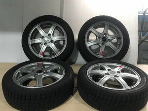 488H【中古】YOKOHAMA BALMINUM 14インチ スタッドレスタイヤ　×4本　FC4E