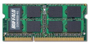 BUFFALO PC3-12800 204Pin DDR3 SDRAM S.O.DIMM 4GB D3N1600-4G　(shin