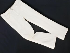 ARMANI COLLEZIONI アルマーニコレツィオーニ ストレート デニムパンツ size42/白 ■◇ ☆ ecb5 レディース