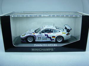 送料350円～ MINICHAMPS 1/43 Porsche 911 GT3 RS Le Mans 24hrs. 2001 #77 ポルシェ ル・マン