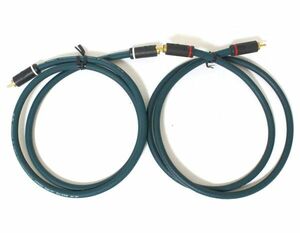 L■△ HIRACHI RCAケーブル INTERCONNECTING CABLE QAX-112 LC-OFC Class1 1m ペアセット △REH02648