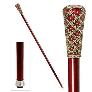 装飾的な持ち手の杖 デザイン装飾ステッキファッション西洋風デザイン個性的儀式杖洋風装飾品飾り小物雑貨中世ヨーロッパ権威的宗教的