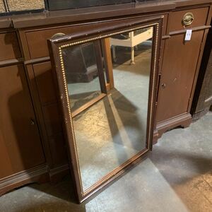 【22090601HT】U.S vintage/vintage mirror/米軍払い下げ/米軍放出品/アメリカ家具/ウォールミラー/壁掛け鏡 /壁掛けミラー/