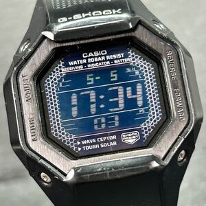 CASIO カシオ G-SHOCK ジーショック The G GW-056BJ-1 腕時計 タフソーラー 電波ソーラー デジタル 多機能 ブラック シルバー 動作確認済み