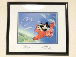 Disney　ディズニー　セル画　Love is in the Air　ミッキー＆ミニ― 　原画　絵画【C824823】