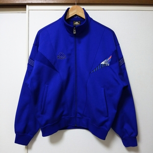【90’s】Kappa カッパ トラックジャケット ジャージ トップス Oサイズ ブルーパープル 刺繍ロゴ