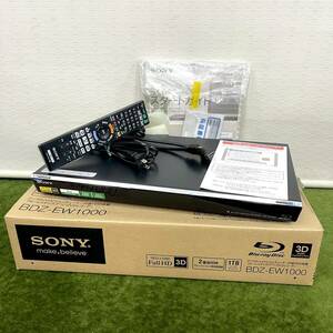 ★☆未使用長期保管品 SONY/ソニー ブルーレイレコーダー BDZ-EW1000 デジタルハイビジョンチューナー内蔵/1TB HDD搭載 2番組同時録画