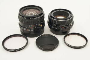 p-1●売り切り●ペンタックス●SMC PENTAX-A 24mm F2.8●SMC PENTAX-M 50mm F2●現状品●