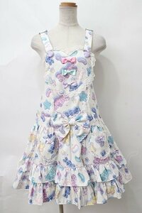 Angelic Pretty / Jelly Candy Toysハートサロペット シロ Y-24-03-12-099-AP-OP-SZ-ZY