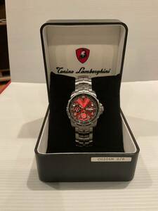 中古 美品 トニーノランボルギーニ 腕時計 クオーツ レッド　メンズ Tonino Lamborghini 中古美品