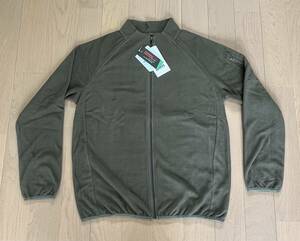 新品4348　フルZIP　ポーラテック素材ミドルレイヤー　腕上部ポケット付き　XL