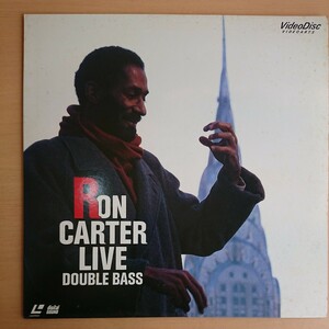 234-127 レーザーディスク Ron CARTER 【DOUBLE BASS】 昭和レトロ 当時物