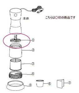 ツインバード部品：氷押さえ板/902643 かき氷器用〔30g-2〕〔メール便対応可〕