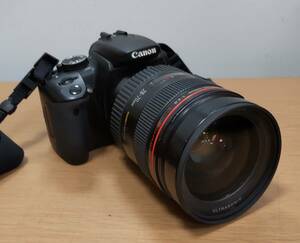 【U11002】中古現状渡し キャノン Canon ZOOM LENS EF 28-70mm 1:2.8 L ULTRA SONIC＆EOS kiss digital X セット 通電確認済み