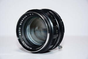 【外観特上級】MINOLTA ミノルタ AUTO ROKKOR-PF 58mm F1.4　#s7459