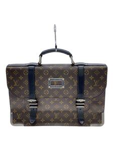 LOUIS VUITTON◆ラリー/M92292/ブリーフケース/PVC/BRW/モノグラム/LV//